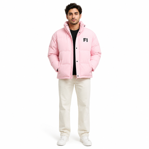Chaquetas Acolchadas Casuales para Hombre, Abrigo de Moda Ligero con Cuello Alto para Invierno, Corte Regular, Proveedor Mayorista - Product Image 1