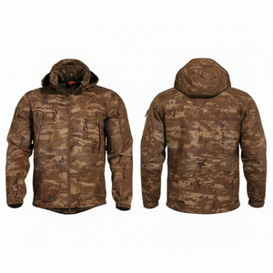 OEM ODM Comfortable Customized Embroidery Waterproof Winter Jacket Custom Camouflage Hooded Windproof Outdoor Warm <b>Coat</b> - Product Image 3