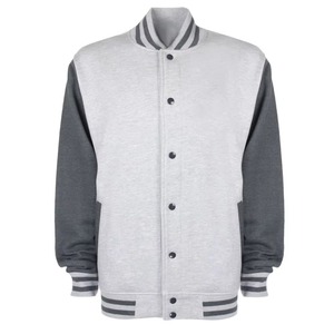 Veste universitaire personnalisée noire, grise, bordeaux, verte, violette pour hommes, veste en polaire de qualité supérieure, fabricant OEM - Product Image 4
