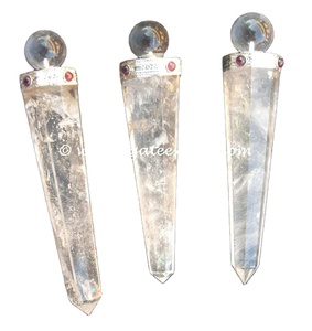 Natural Crystal Stone 7 Chakra Mix <b>Orgonite</b> Obelisks Point - Product Image 2