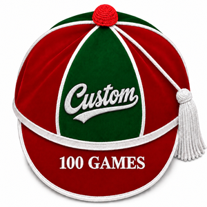 Casquettes d'honneur de club de rugby en velours, brodées, faites à la main, prix d'usine OEM, pour récompenses sportives et de reconnaissance - Product Image 1