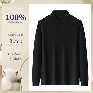 Camisas Polo de Algodón Personalizadas OEM, Manga Larga, Uniformes de Trabajo para Grupos, Impresión de Logotipo, Camisa Polo de Trabajo de Manga Larga de Algodón para Otoño e Invierno - Product Image 6