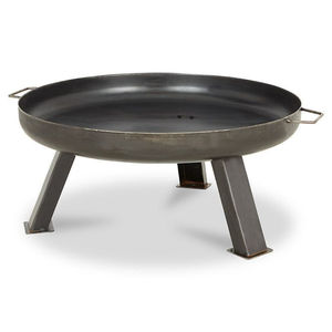 Classic Round Steel Fire Pit Bowl For Outdoor Garden Camping Metal Brazier Heater Stove With 3 Legs For Wood & Charcoal Burning - Product Image 4