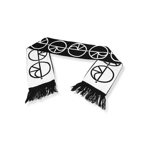 Ensemble Premium Écharpe Longue Bicolore en Acrylique Tricotée, Bonnet et Gants – Accessoire Hiver Streetwear avec Pompons – Idéal pour Sororités, Sœurs, Équipement Scolaire - Product Image 2