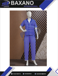 Conjunto de Pijama Tipo Túnica a Rayas de la Hermandad Delta Sigma Theta DST - Product Image 5