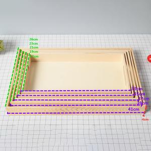 Bandeja de Servir de Madera Estilo Moderno, Bandeja de Madera Maciza Premium para Servir Té, Café y Desayuno - Product Image 6