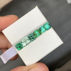Tourmaline Verte Naturelle Taille Coussin Certifiée IGI Pierre Libre Lumineuse pour la Fabrication de Bijoux Bagues Pendentifs Professionnel - Product Image 6
