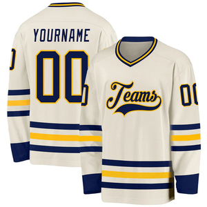 Jersey de Hockey Elite, Ropa Deportiva Profesional con Logotipo del Equipo Personalizado, Nombre del Jugador y Diseño del Número - Product Image 1