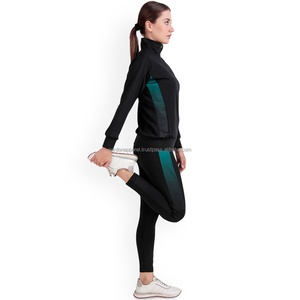 Nardon Apparel Nouvelle Arrivée Nouvelle Mode 2 Pièces Sweat à capuche zippé et pantalon de survêtement Ensemble personnalisé en nylon pour femmes Coupe-vent Jogging - Product Image 5