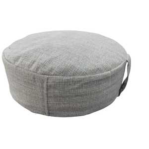 Luxury Silk Cotton Meditation <b>Cushion</b> Handmade Nettle Cotton Floor Eco Friendly Yoga Sustainable Kapok Filled <b>Round</b> seat <b>cushion</b> - Product Image 2