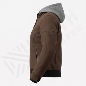 Chaqueta de Motociclista de Cuero Genuino para Hombre de la Mejor Calidad, Nueva Colección de Invierno, Chaquetas de Motocicleta con Protecciones Desmontables Personalizadas - Product Image 3