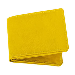 RABUSH SPORTS Cartera de mano para hombre de cuero genuino, ecológica, a prueba de polvo, para uso en exteriores, color amarillo, para tarjetas, transpirable - Product Image 1