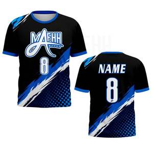 เสื้อฟุตบอลซับลิเมชั่นขายส่ง พิมพ์ลายตามสั่ง ระบายอากาศได้ดี แห้งเร็ว โพลีเอสเตอร์ แขนสั้น ชุดยูนิฟอร์มทีมแฟชั่น เสื้อทีมชายหญิง - Product Image 4