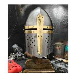 Nuevo Casco de Metal Estilo Antiguo, Réplica para Exhibición en Museos, Eventos de Disfraces, Decoración Histórica - Product Image 1