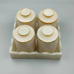 Tarro de Almacenamiento de Resina Epoxi Único para el Hogar, la Oficina, Empaque de Regalos, Dulces, Joyería y Uso Decorativo - Product Image 1