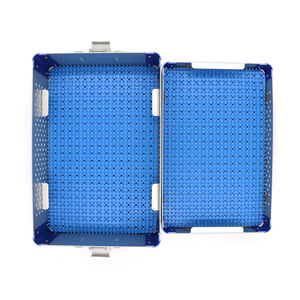 Caja de Esterilización Manual de Acero Inoxidable para Instrumentos Quirúrgicos, Ajuste Universal, Certificación CE, Reutilizable, Uso General en Cirugía - Product Image 3