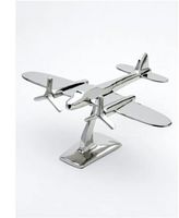 Modèle d'avion fini nickelé, décoration d'intérieur, artisanat personnalisé en aluminium de haute qualité, prix d'usine pour les anniversaires