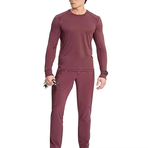 Hauts de travail pour infirmiers d'hôpital, bleu roi, manches longues, sous-vêtements médicaux pour hommes, en vente - Product Image 3