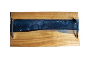 Vente chaude À La Main En Bois Servant Plateau En Résine Époxy Alimentaire & Boisson Plateau De Service À La Maison Hôtel Utilisation ou Comme Cadeau But Plateau En Résine - Product Image 4