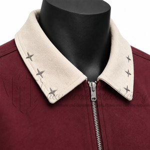 Camisa de hombre personalizada con cremallera, manga corta, estilo casual oversize, ropa urbana con cremallera, OEM ODM. - Product Image 6