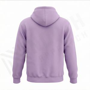 Sweat-shirt à capuche surdimensionné en coton doux, imprimé dessin animé personnalisé, brodé, teint uni, pour homme, vêtement décontracté, couleur personnalisée - Product Image 2