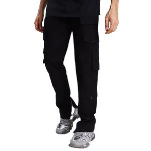 Qualité supérieure Respirant Offre Spéciale Coton Noir Personnalisé Travailleur Hommes Séchage Rapide Pantalon de Survêtement Homme Pantalon Street Wear Pantalon Cargo - Product Image 1