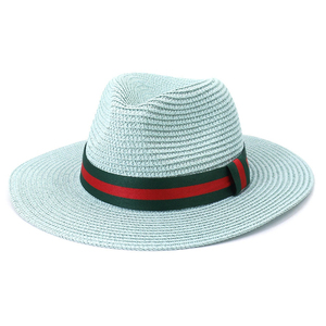 Regular Premium Wholesale Factory Handmade Natural Straw Fedora Luxury <b>Western</b> Summer Sun <b>Hat</b> Image Beach Outdoor - Product Image 5