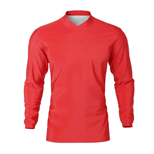 Vente directe d'usine : Maillot de cyclisme et motocross coupe-vent à séchage rapide pour homme, couleur unie, pour VTT et vélo de route - Product Image 1