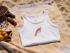 เสื้อแขนกุดผ้าฝ้ายสีขาวลายดอกไม้พิมพ์ลาย งานฝีมือ MS รุ่น Ms-wc-001 - Product Image 2