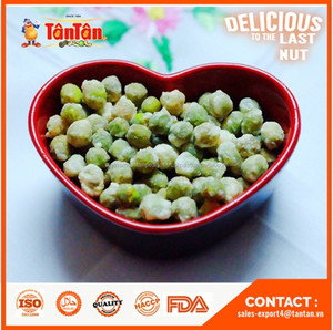 Vente en gros de pois verts au wasabi, croustillants, grillés, en vrac, OEM, marque privée, collation riche en protéines pour distributeurs, import-export - Product Image 2