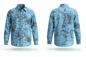 เสื้อเชิ้ตแฟชั่นสตรีทแวร์ชายหาดปาร์ตี้แขนยาวขายดีรุ่นใหม่ปี 2026 ดีไซน์วินเทจสไตล์ลำลองทันสมัย - Product Image 2