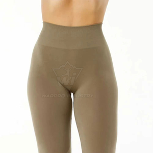 Leggings de yoga doux au toucher, taille mi-haute, respirants, séchage rapide, extensibles, en Spandex/Polyester, longueur cheville, pour le streetwear, la gym, le fitness et l'entraînement - Product Image 4