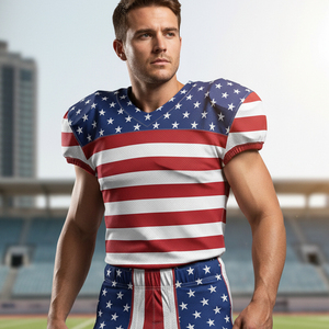 Custom American Football Uniform Set For Men Youth Professional Training Gear Sublimation Printed Team Sportswear Kit - Product Image 6