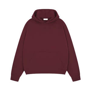 เสื้อฮู้ดดี้เทคฟลีซและเสื้อสเวตเชิร์ตผ้าฝ้าย 100% แบบเทอร์มอล ล้างสีแบบแอซิดวอช ผ้าเฟรนช์เทอร์รี่เนื้อหนา ทรงโอเวอร์ไซส์ ไหล่ตก ทรงบ็อกซี่ - Product Image 1