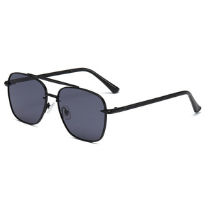 RTS 2026 Trendiing Latest Designs Vintage Double Bridge Metal UV Protection <b>Sunglasses</b> for Men Women Outdoor Activities - Product Image 5