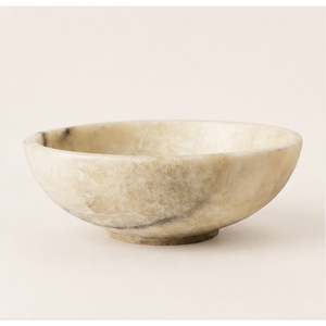Bol en pierre naturelle de luxe, bol à fruits minimaliste en marbre, centre de table écologique pour la décoration de la maison et des hôtels - Product Image 1