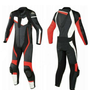 ชุดแข่งรถมอเตอร์ไซค์ Rucati Elite MotoCP แบบยูนิเซ็กซ์/ชุดจั๊มสูทหนังวัวแท้/หนังจิงโจ้พรีเมียม พร้อมแผ่นยืดหยุ่น - Product Image 1