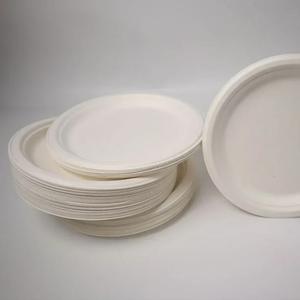 Platos Desechables de Bagazo Premium, Vajilla Ecológica Compostable para Hoteles, Restaurantes y Exportación a Granel - Product Image 1