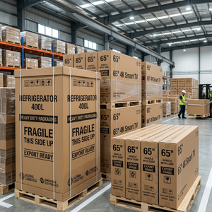 Fabricant de boîtes d'emballage en carton ondulé pour les grands appareils électroniques, les téléviseurs, les réfrigérateurs et les emballages d'appareils électroménagers - Product Image 1