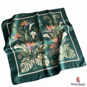 Elegant Womens <b>Square</b> <b>Scarves</b> Soft Lightweight Fashion Accessories OEM ODM Manufacturer Fiji Custom Fabric Products Bulk Supply - Product Image 2