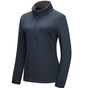 Veste softshell pour femme, best-seller, tendance, coupe ajustée, coupe-vent, thermique, avec fermeture éclair, idéale pour la neige - Product Image 1