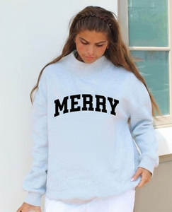 Custom Embroidered Logo Casual High Quality 100% Cotton Fleece Oversized <b>Mock</b> Neck Collared Eco-Friendly Winter Sweatshirt Women - Product Image 5