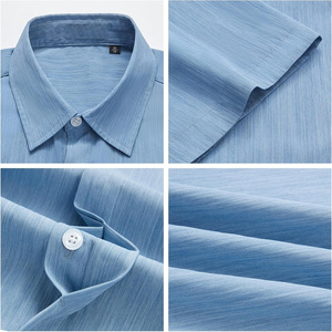 Camisas Casuales de Doble Botonadura Antiarrugas para Hombre, Uniformes de Oficina, Proveedor al por Mayor, Exportación OEM de Pakistán - Product Image 3