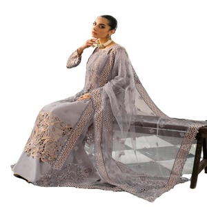 Ramsha Volume Dastak, colección de gasa de 3 piezas para mujer para fiestas, bodas y festivales, ocasiones especiales, ropa India pakistaní - Product Image 1