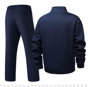 Conjunto Deportivo Personalizado con Logotipo, Unisex, para Adultos, 100% Poliéster, Secado Rápido, Ropa Deportiva de Primavera, Manga Larga, Cierre con Cordón, Transferencia Térmica - Product Image 3