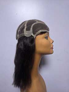 Custom Transparent for Lace Front <b>Wig</b> Virgin Indian Remy Human Hair Glueless French Curl Body Wave <b>Short</b> Straight Single Hair - Product Image 3