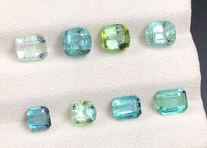 Lot de pierres précieuses de tourmaline naturelle multicolores non chauffées, pierres de tourmaline en vrac pour la fabrication de bijoux, fournisseur en gros - Product Image 1