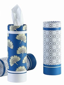 Mouchoirs en papier en pâte de bois 3 plis en gros, tube de mouchoirs portable pour porte-gobelet de voiture, fournisseur et fabricant - Product Image 5