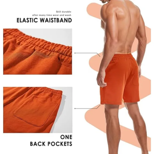 Customized Mid Summer Swim Shorts for Plus Size <b>Men</b> Breathable Cotton Pool <b>Trunks</b> Hot Print Casual Beach Board - Product Image 4