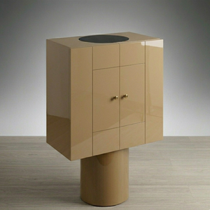 Argmac Ellora Modern Luxury Wood <b>Bar</b> Cabinet Panel Design Custom PU Paint Finish Eco-Friendly 5+ Compartments Customizable - Product Image 2